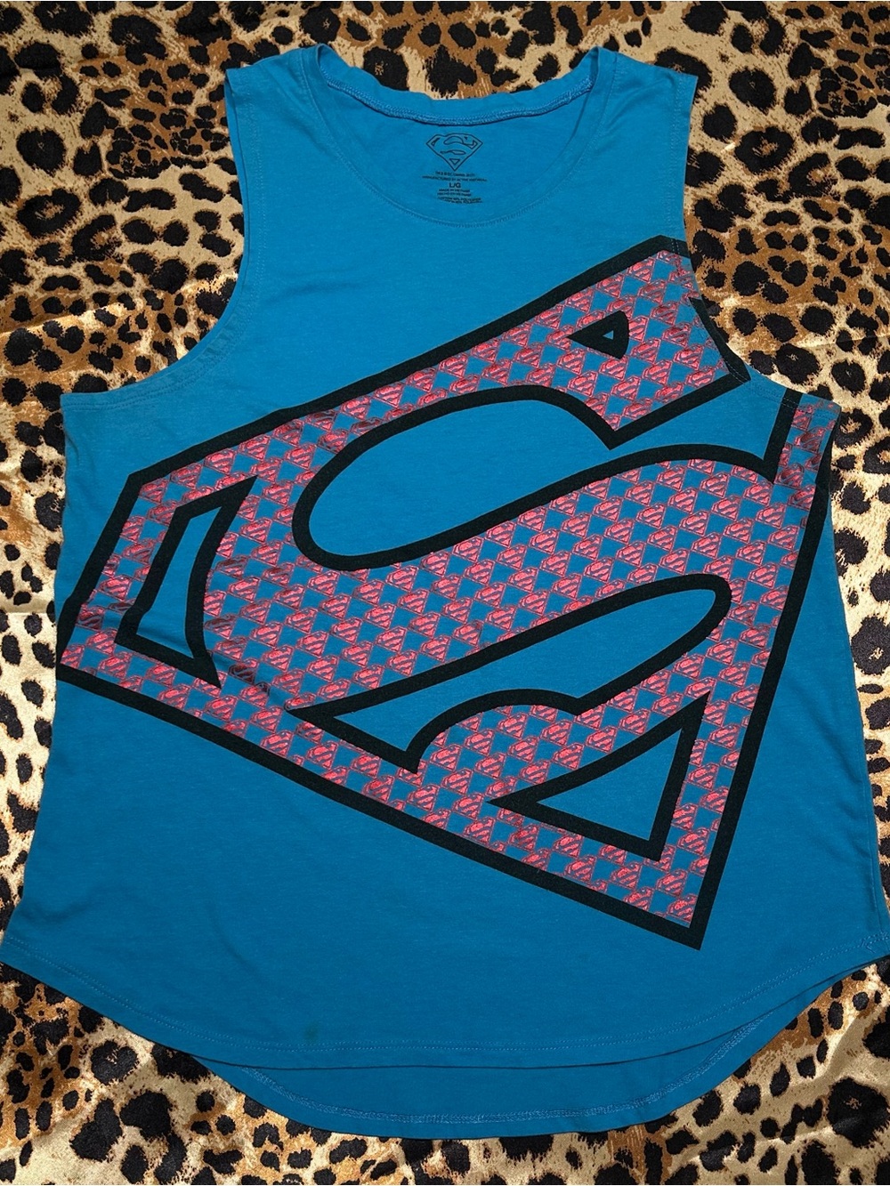 ❌SOLD❌DC Comics Blue Superman Tank Top